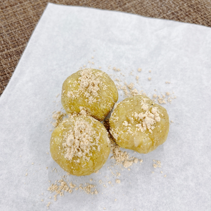 アレンジレシピ:さつまいもきな粉だんご