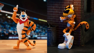 ケロッグ「トニー・ザ・タイガー」と チートス「チェスター・チーター」のアクションフィギュアが 正式に日本発売決定！！