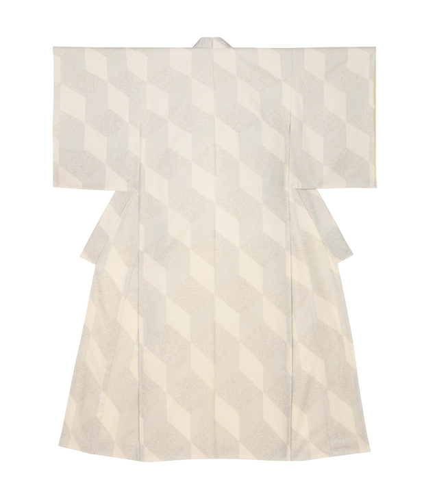 経錦地　友禅訪問着「雪景」 織 北村武資・染 森口邦彦