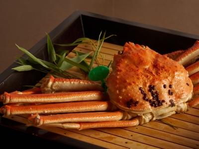 幻といわれる間人蟹付きコースも人気