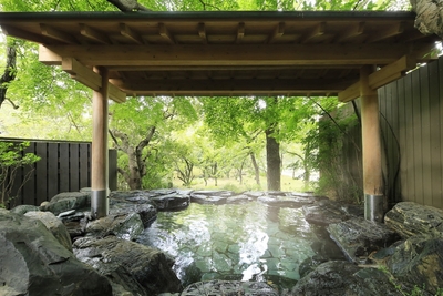 古湯温泉の特徴「ぬる湯」を愉しむ＜露天風呂＞