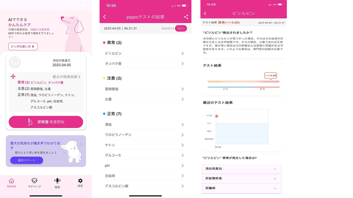 AI技術で、主要10種類の病気疑いを素早く確認！