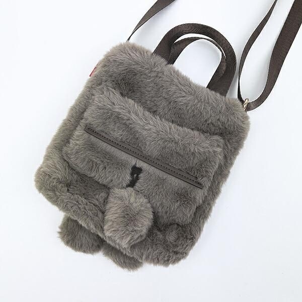 ROOTOTEコラボのスヌーピーふわもこ2WAYショルダートートバッグ