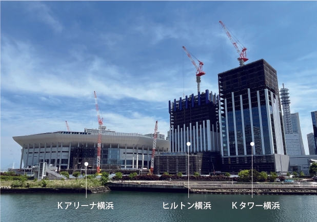 建設中のＫアリーナプロジェクト外観(写真：ケン・コーポレーション)