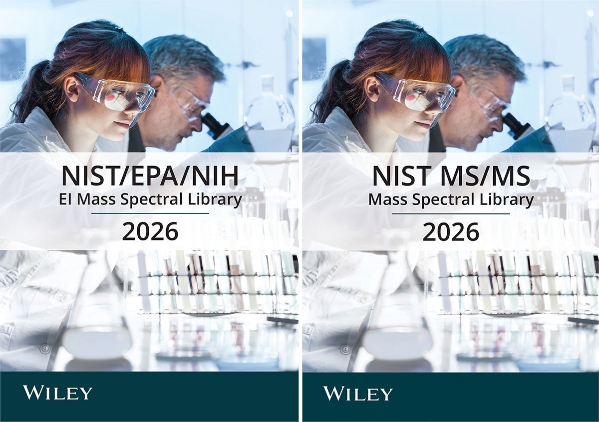 Wiley、NIST Mass Spectral Library 2026を
複数の装置対応フォーマットで提供開始