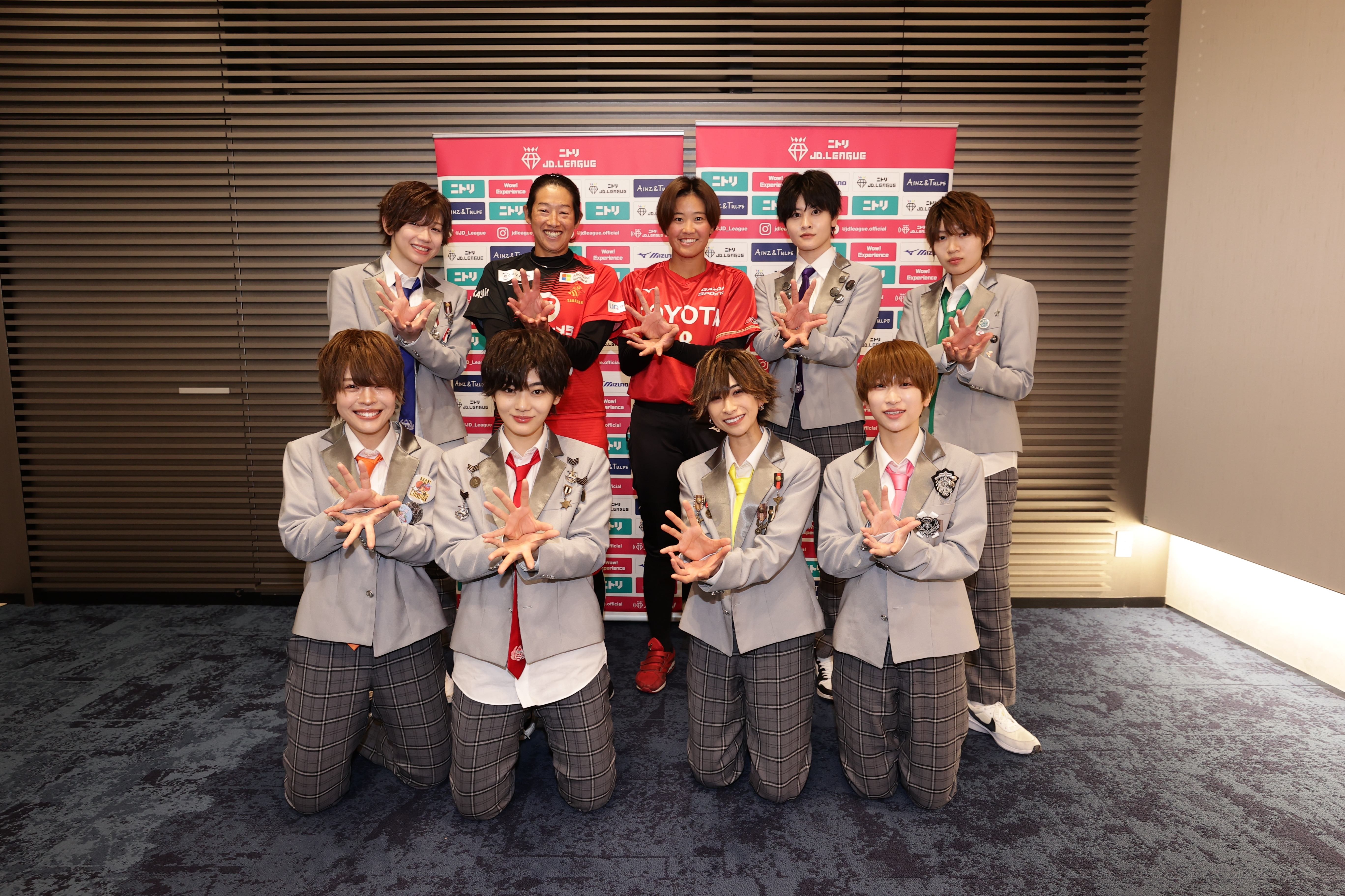 唯一無二の男装ユニットのパイオニア風男塾 が「ニトリJD.LEAGUE 2024」公式応援団に就任決定! リーグ公式テーマソングも担当!