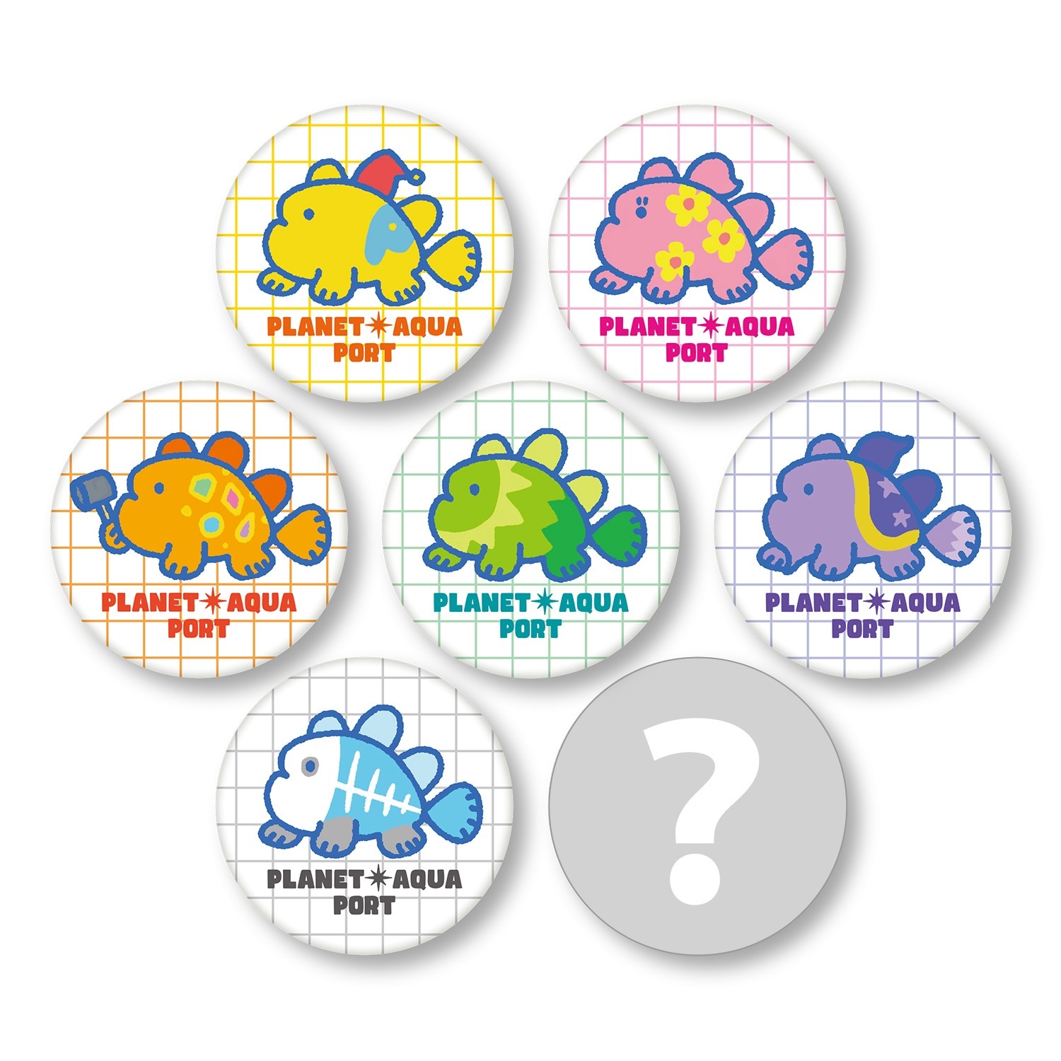 ノームのなかまたち×カエルアンコウ 缶バッジ(7種ランダム) 価格:各300円