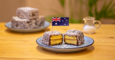 ▲「ART CAFETTA AWAJISHIMA」にて販売する「ラミントン」