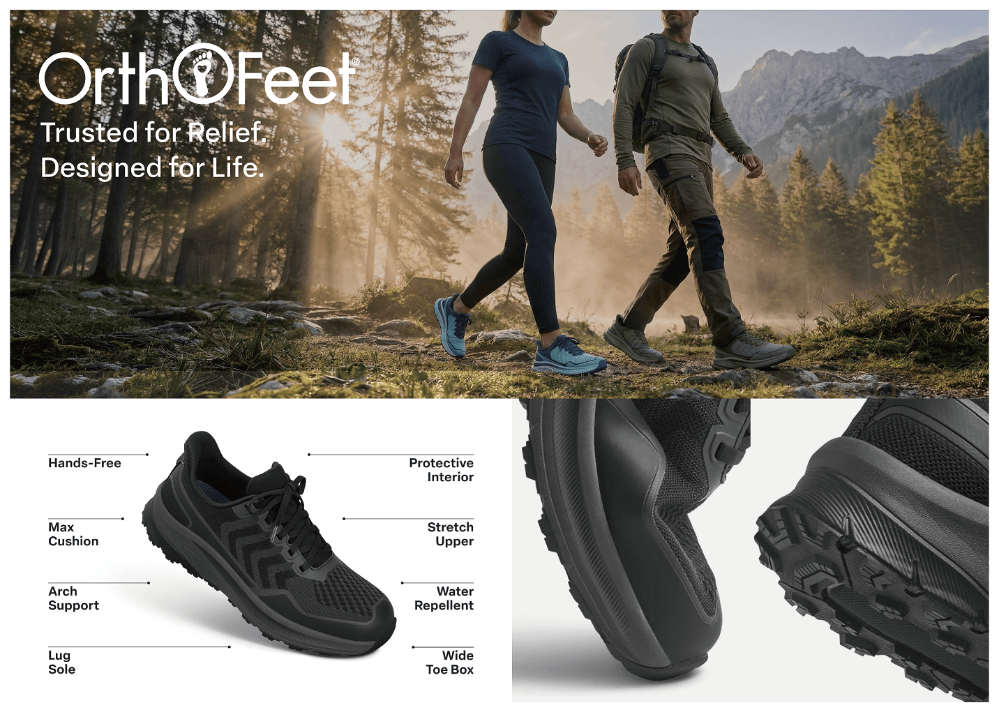 【未使用級】オーソフィート Orthofeet 日本初上陸 ハンズフリー 靴 未使用級】オーソフィート Orthofeet 日本初上陸 ハンズフリー 靴