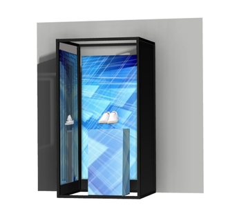 "宙に浮く靴" 展示イメージ