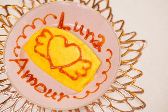 Luna Amourお絵描きオムライス