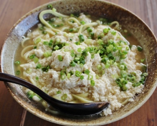 沖縄そば:ゆし豆腐