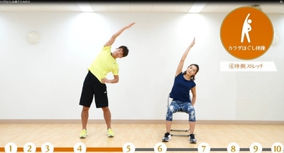 -オリジナルのストレッチプログラムのイメージ-