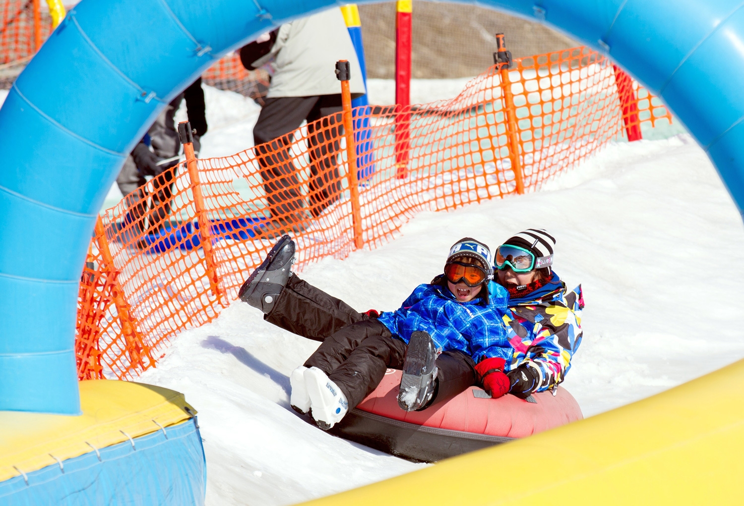 チュービングコースは親子でも楽しめる