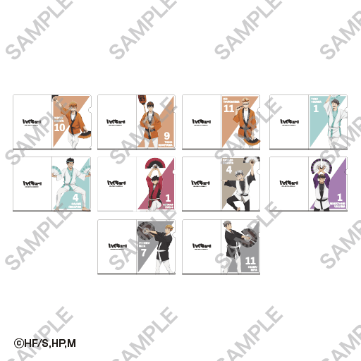 クリアファイル 各440円(税込)