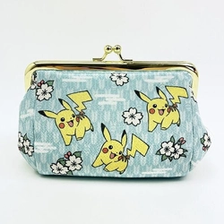 【ポケモン×和柄】がま口ケースとバッグでレトロ可愛い和モダンコーデが完成！