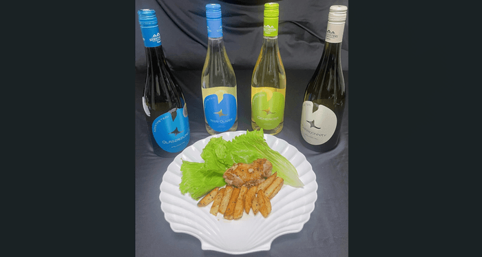 白4種と鶏のソテー