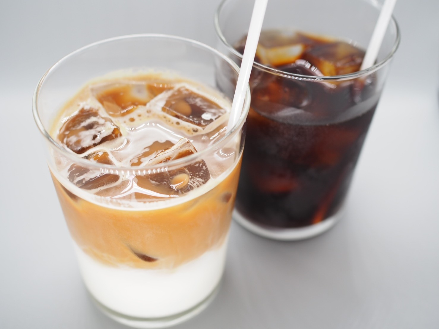 カフェラテ&コールドブリューアイスコーヒー