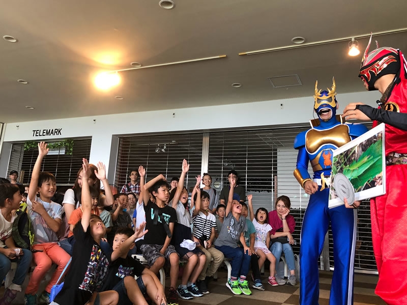 昆虫教室ミヤマ仮面&クワガタ忍者1