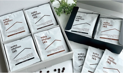 ディップスタイルで手軽に本格コーヒーが楽しめる 「soko station 146」のギフトセット、楽天市場で販売開始
