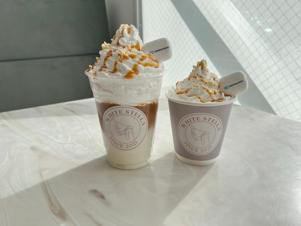 バニララテ(アイス・ホット)¥680