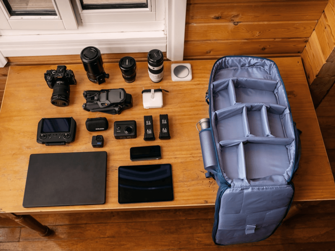 防災にも対応する大容量バックパック