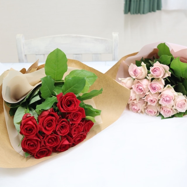 ダズンローズの花束 ¥3.850(税込)