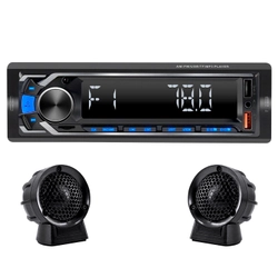 スピーカーレスの軽トラックに最適！ ステレオ2チャンネルスピーカー付属の 1DINカーオーディオ『RAY21』　2025年3月中旬より発売