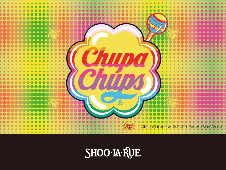 SHOO・LA・RUE(シューラルー) 「Chupa Chups(チュッパチャプス)との初のコラボアイテムを 12月18日(月)より発売!