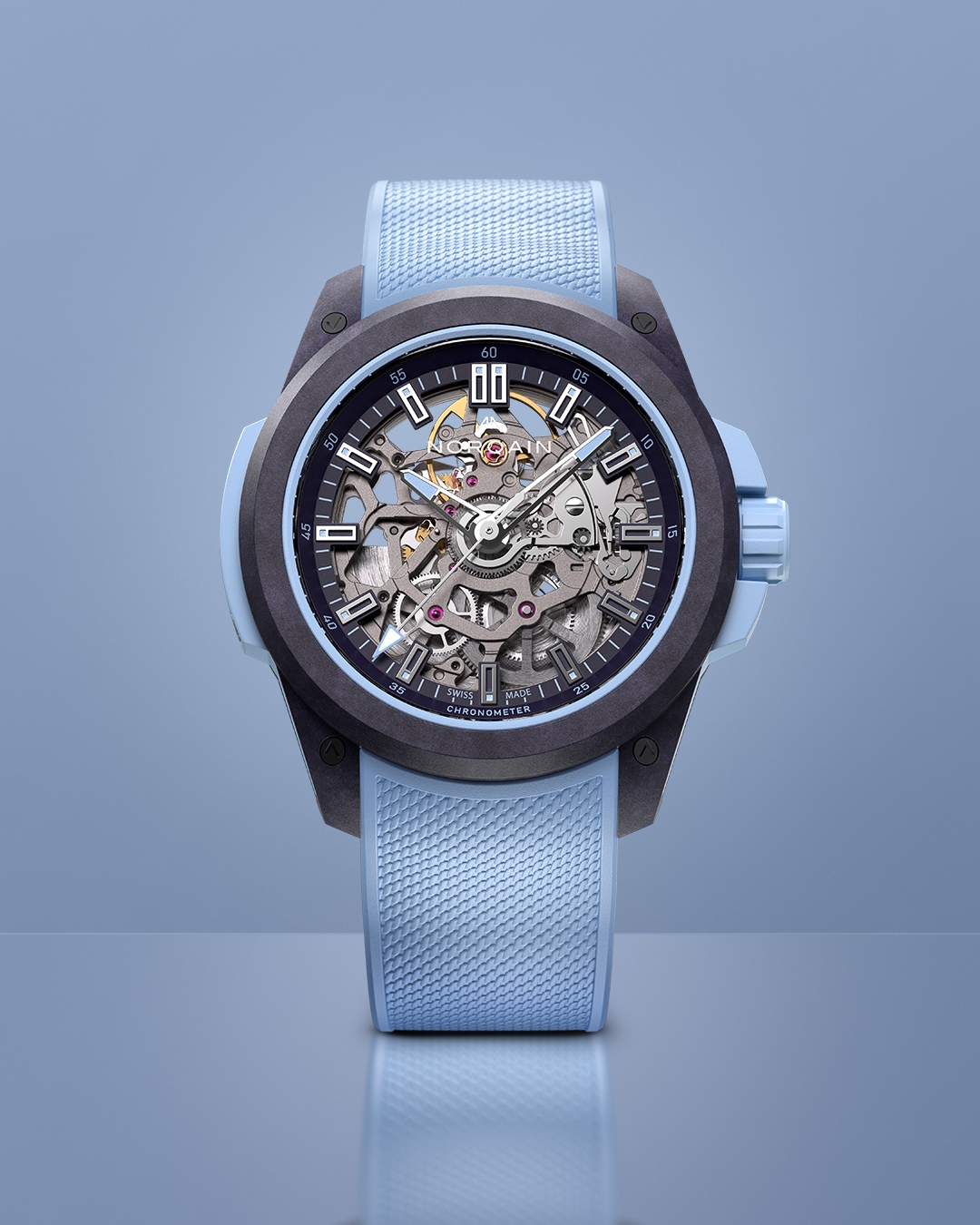 Wild ONE Skeleton 39mm Purple Ice Blue