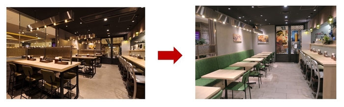 奥芝商店:旧客席と新客席