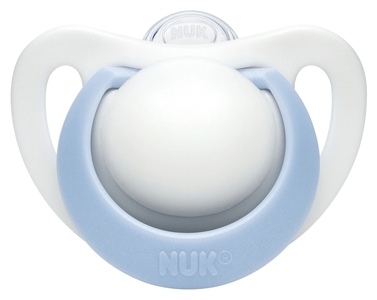 おしゃぶりジーニアス（消毒ケース付き）ブルー