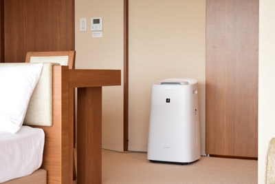 全室に空気清浄機を設定しております