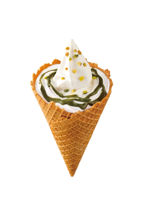 ワッフルソフトクリーム プレミアムピスタチオ 単品画像