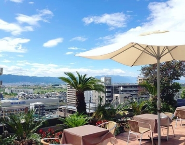 SORA TERRACEのオープンテラス席