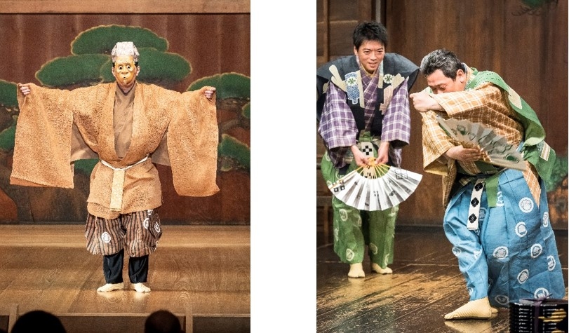 蚊相撲(左)、附子(右)