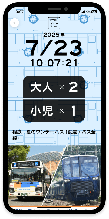 「相鉄 夏のワンデーパス」(イメージ)