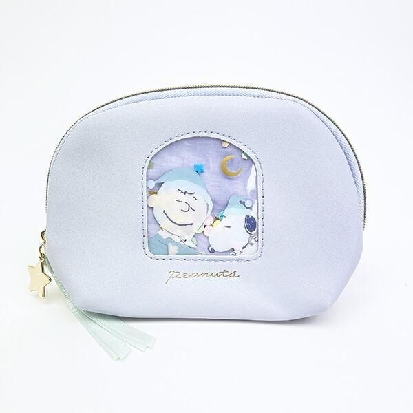 スヌーピーたちのすやすや眠る姿にきゅん。使うたびにほっこりできそうなティッシュポーチ