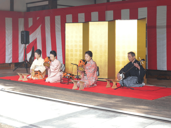 旧芝離宮恩賜庭園 初春三番叟