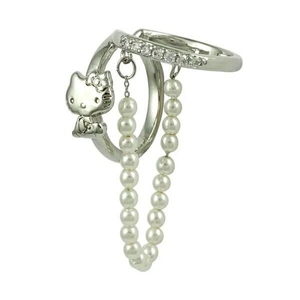 ハローキティのダブルイヤーカフ