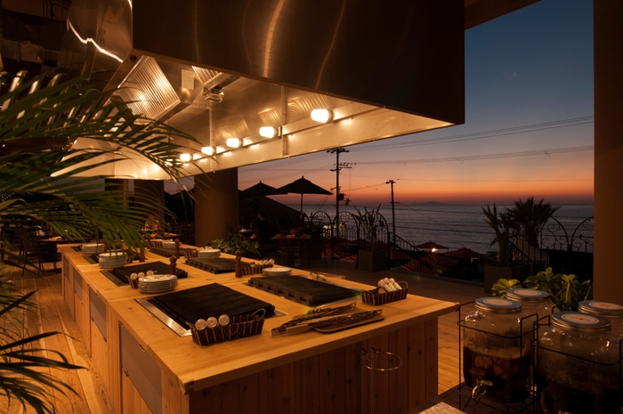 ▲オーシャンテラス(セルフローストグリル)