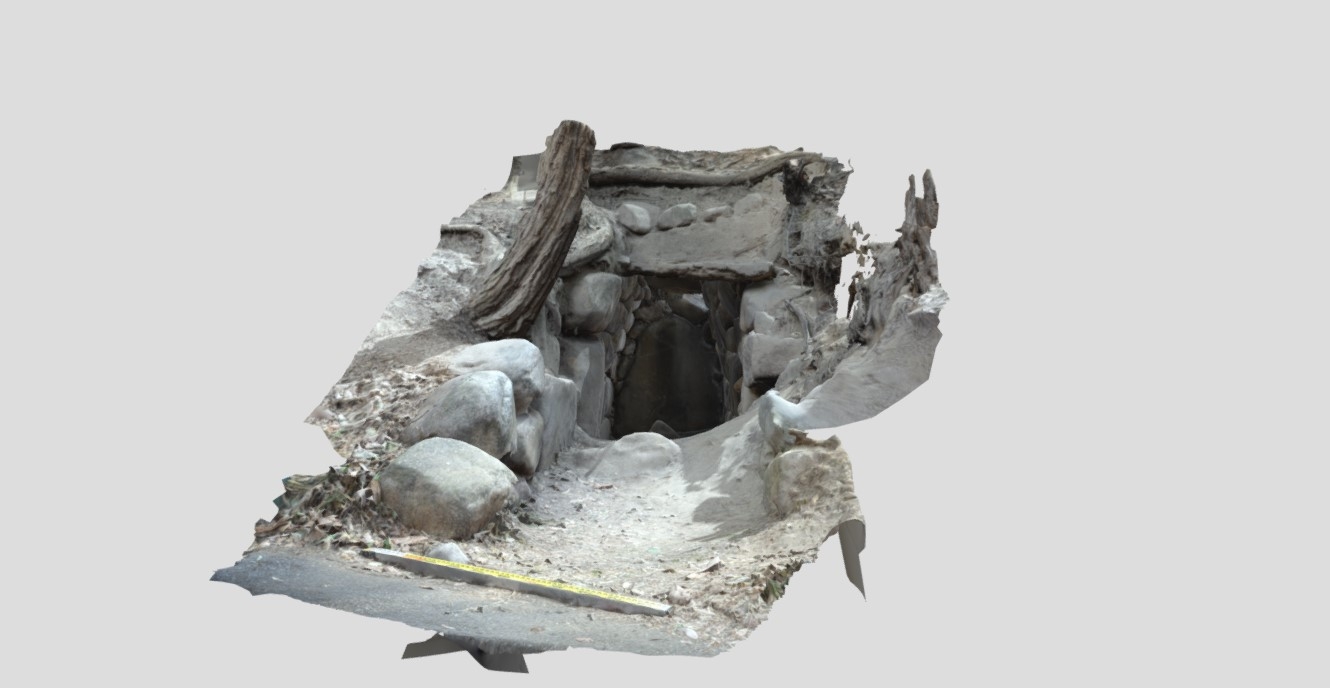 関西学院構内古墳(石室)Photogrammetry をSketchfabで公開しました