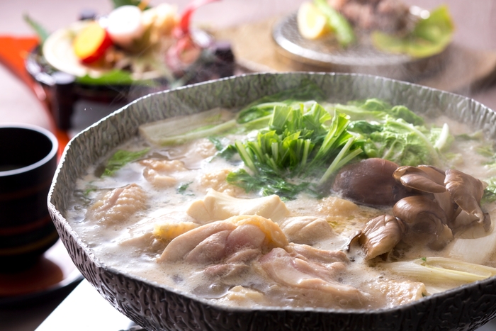 神戸 たむら 松風地どり水炊き会席 (ディナー)