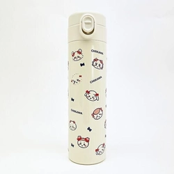 ちいかわコンパクトサイズのワンタッチステンレスボトル。癒しのキャラクターいっぱいでちいかわ好きにはたまりません。