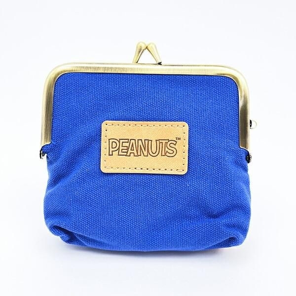 スヌーピーのレトロポップな刺繡がま口