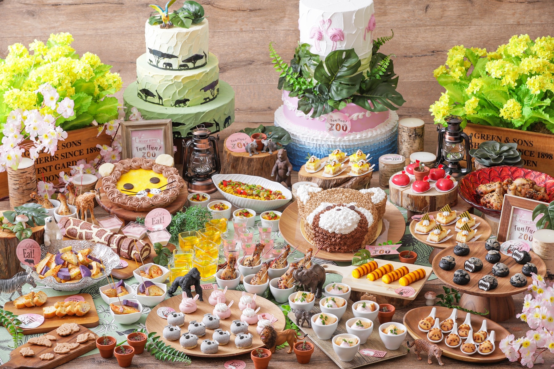 【名古屋】可愛い♡動物モチーフスイーツが大集合!! 『FUN!FUN!ZOO春まつりデザートブッフェ』