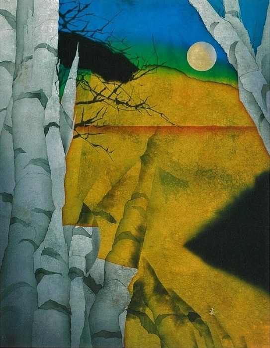 横山喜八郎《蔦沼秋景II》