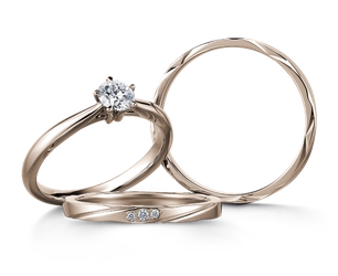 エンゲージリングでオリジナルカラー 「ペールブラウンゴールド」の発売を開始