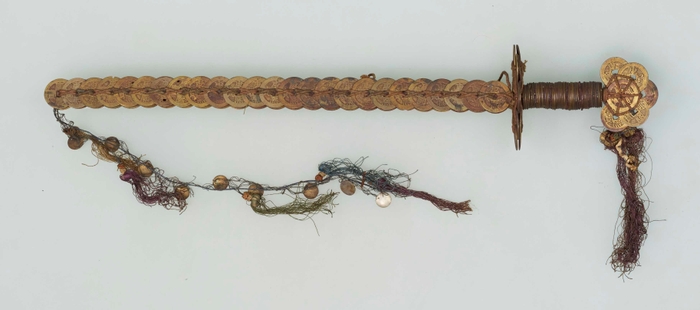 「銭剣」 中国 清時代・19世紀 農商務省北海道事業管理局寄贈 東京国立博物館蔵 東洋館13室で展示