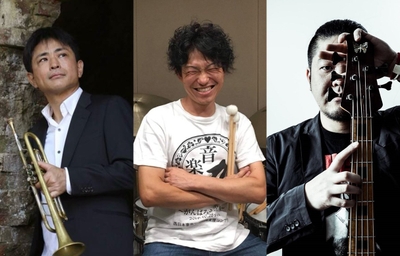 Drums 山口圭一 Trumpet 河村貴之　Bass 山本優一郎